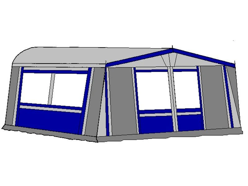 Te Velde Voortent De Wenne 310 Cm Blauw 1 Te Velde Voortent De Wenne 310 Cm Blauw