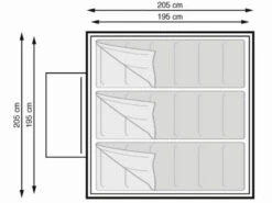 Eurotrail Koepeltent Trail Polyester -Kampeeruitrusting Winkel 12 2 eurotrail koepeltent trail polyester ette0001 0201