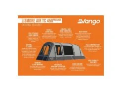 Vango Opblaasbare Tent Lismore Air Tc 450 Package -Kampeeruitrusting Winkel 19 3 vango opblaasbare tent lismore air tc 450 package eigenschappen buitenkant tetlisatc000001