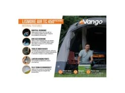 Vango Opblaasbare Tent Lismore Air Tc 450 Package -Kampeeruitrusting Winkel 19 4 vango opblaasbare tent lismore air tc 450 package eigenschappen binnenkant tetlisatc000001