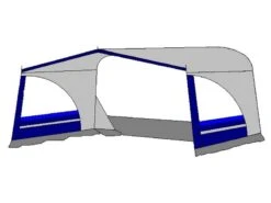 Te Velde Luifel Regenboog 240 Cm Blauw -Kampeeruitrusting Winkel 2 1 tevelde luifel regenboog rechts blauw 2