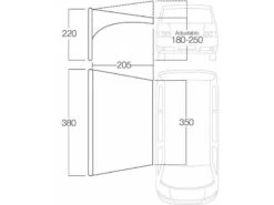 Vango Opblaasluifel Voor Caravan Airbeam Sky Canopy 3,5 Meter -Kampeeruitrusting Winkel 23 4 vango opblaasluifel voor caravan airbeam sky canopy 35 meter awqskycang3ja26