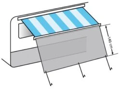 Eurotrail Sunblocker 350 X 140 Cm -Kampeeruitrusting Winkel 24 3 eurotrail sunblocker 350 x 140 cm etct0025