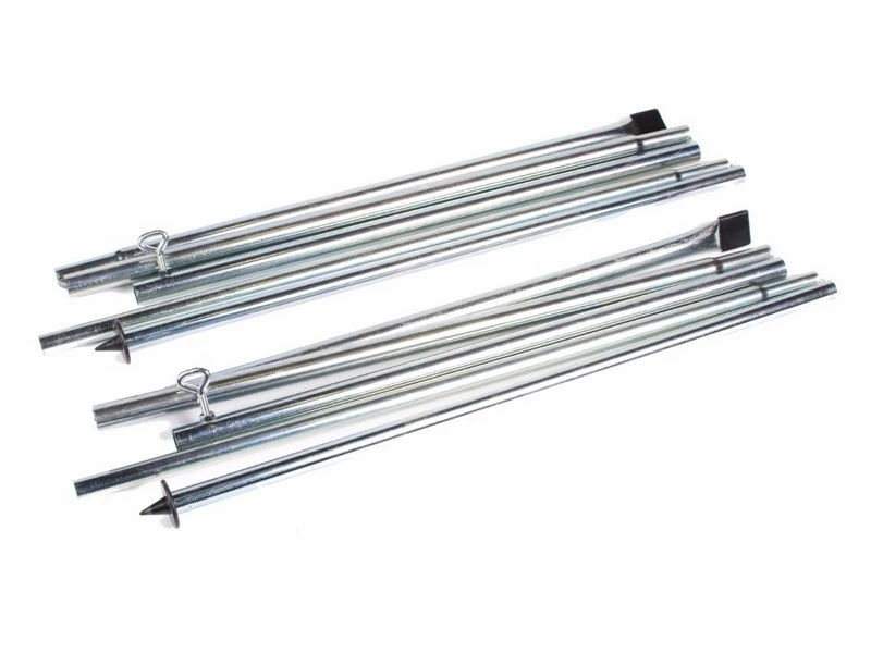 Kampa Set Aandrukstangen Staal 1 Kampa Set Aandrukstangen Staal