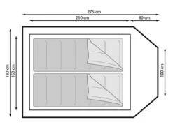 Eurotrail Koepeltent Utah 2 Katoen-polyester -Kampeeruitrusting Winkel 29 2 eurotrail koepeltent utah 2 btc ette0504