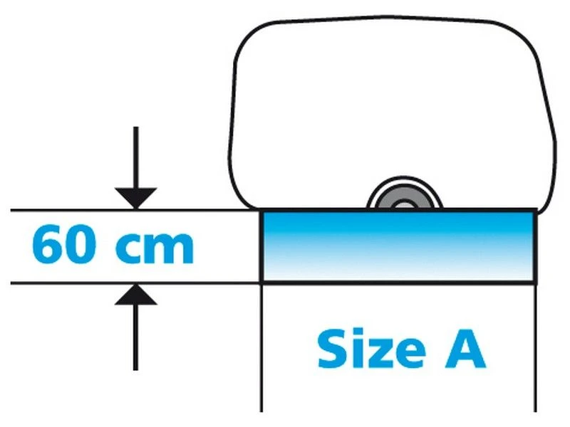 Eurotrail Caravan Tochtstrook Licht Grijs 2 Eurotrail Caravan Tochtstrook Licht Grijs - Afbeelding 2