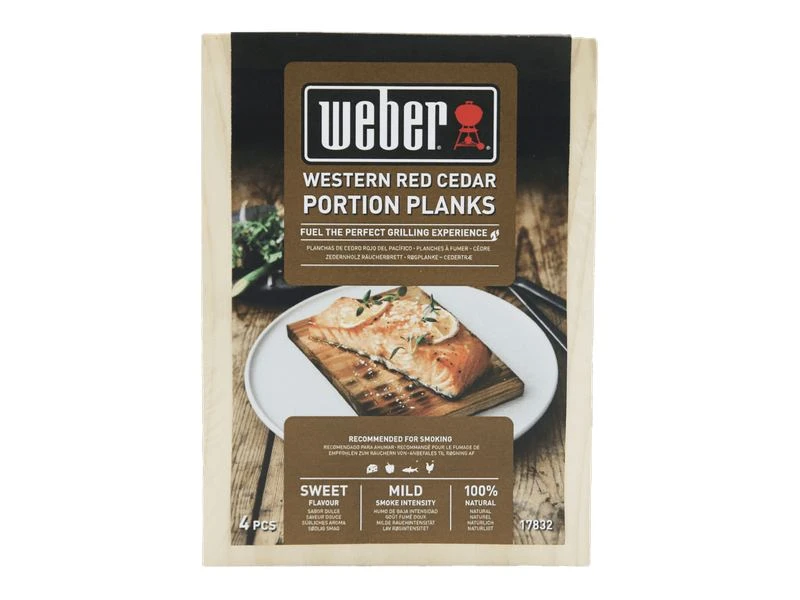 Weber® Western Red Cedar Wood Portion Planks 1 Weber® Western Red Cedar Wood Portion Planks