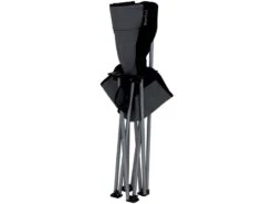 Eurotrail Vouwstoel Tilac Staal Grijs-Zwart -Kampeeruitrusting Winkel 35 2 eurotrail vouwstoel tilac staal grijs zwart etcf0656 0401