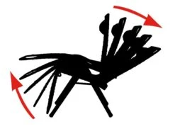 Crespo Kampeer Relax Stoel Al-232 Deluxe Donker Grijs Kleur 40 -Kampeeruitrusting Winkel 54 3 crespo kampeer relax stoel al 232 deluxe donker grijs kleur 40 1104920