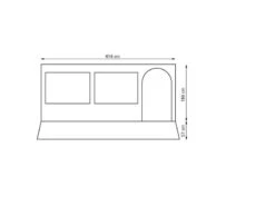Eurotrail Canopy Room Bergen 440 -Kampeeruitrusting Winkel eurotrail bergen canopy room caravanstore 440 etct0163 3