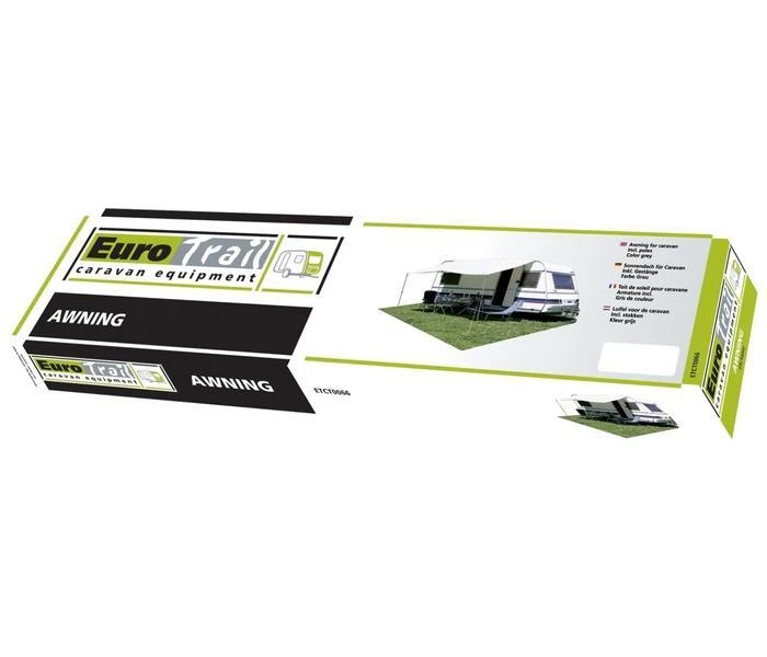 Eurotrail Caravan Dakluifel Grijs 2 Eurotrail Caravan Dakluifel Grijs - Afbeelding 2