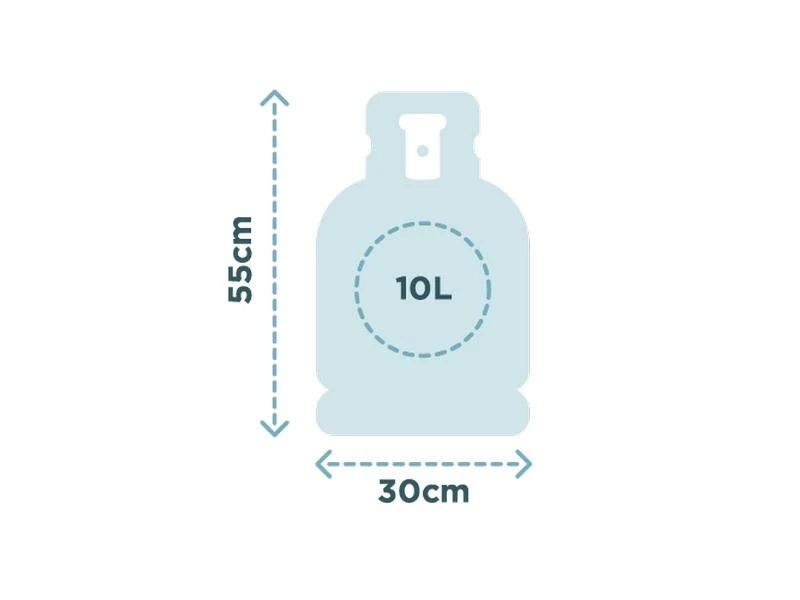 Benegas Comfort Steel Lichtgewicht Stalen Gasfles 9,5 Kilogram 2 Benegas Comfort Steel Lichtgewicht Stalen Gasfles 9,5 Kilogram - Afbeelding 2