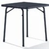 Sieger (camping) Tafel 70 X 70 Cm D.grijs Leisteen Decor.