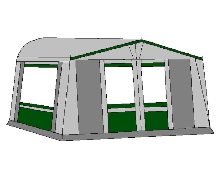 Te Velde Voortent De Vaart Lux 240 Cm Groen 1 Te Velde Voortent De Vaart Lux 240 Cm Groen